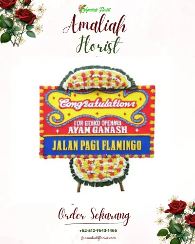Bunga Papan Congratulation di Suruh